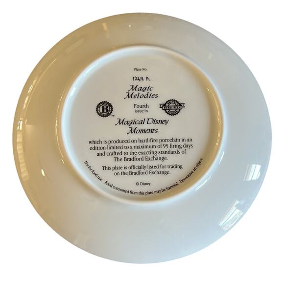 Disney Vintage Bradford Exchange 4th Collectors Plate Magical Disney Moments - Picture 2 of 4